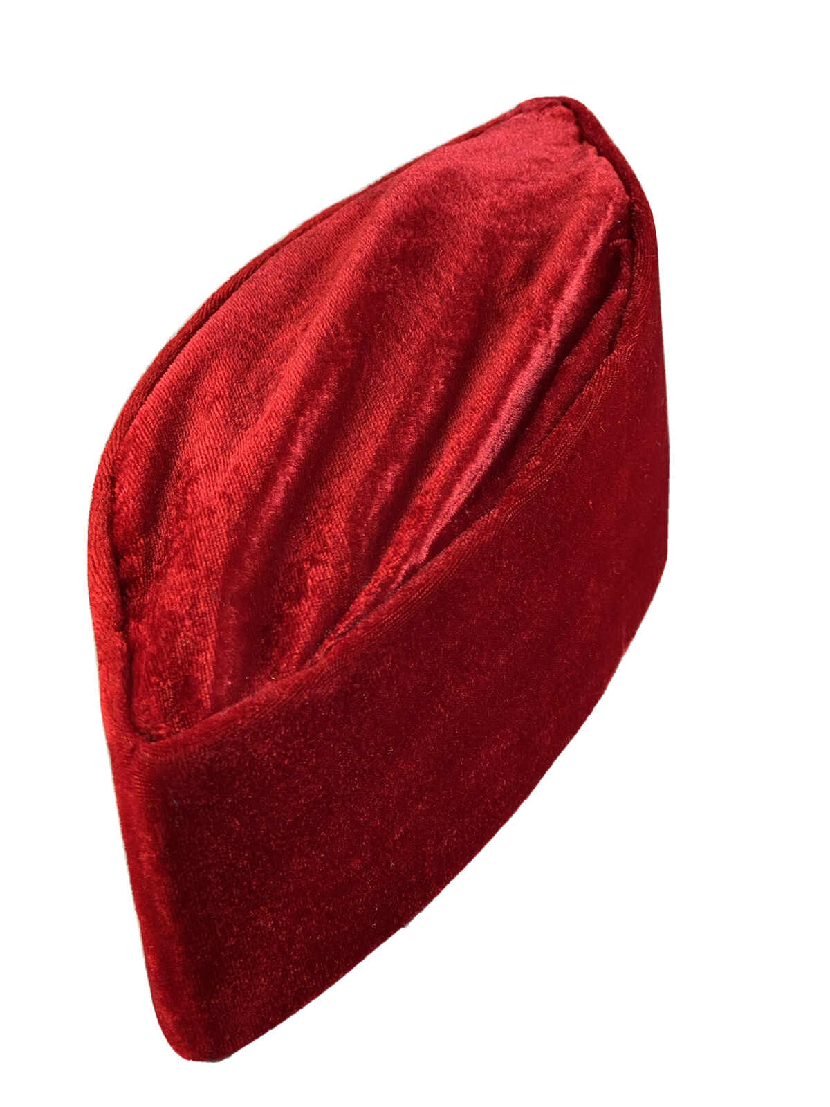 Authentic African Traditional Native Velvet Foldable Fila/ Kufi Hat ~ 23”