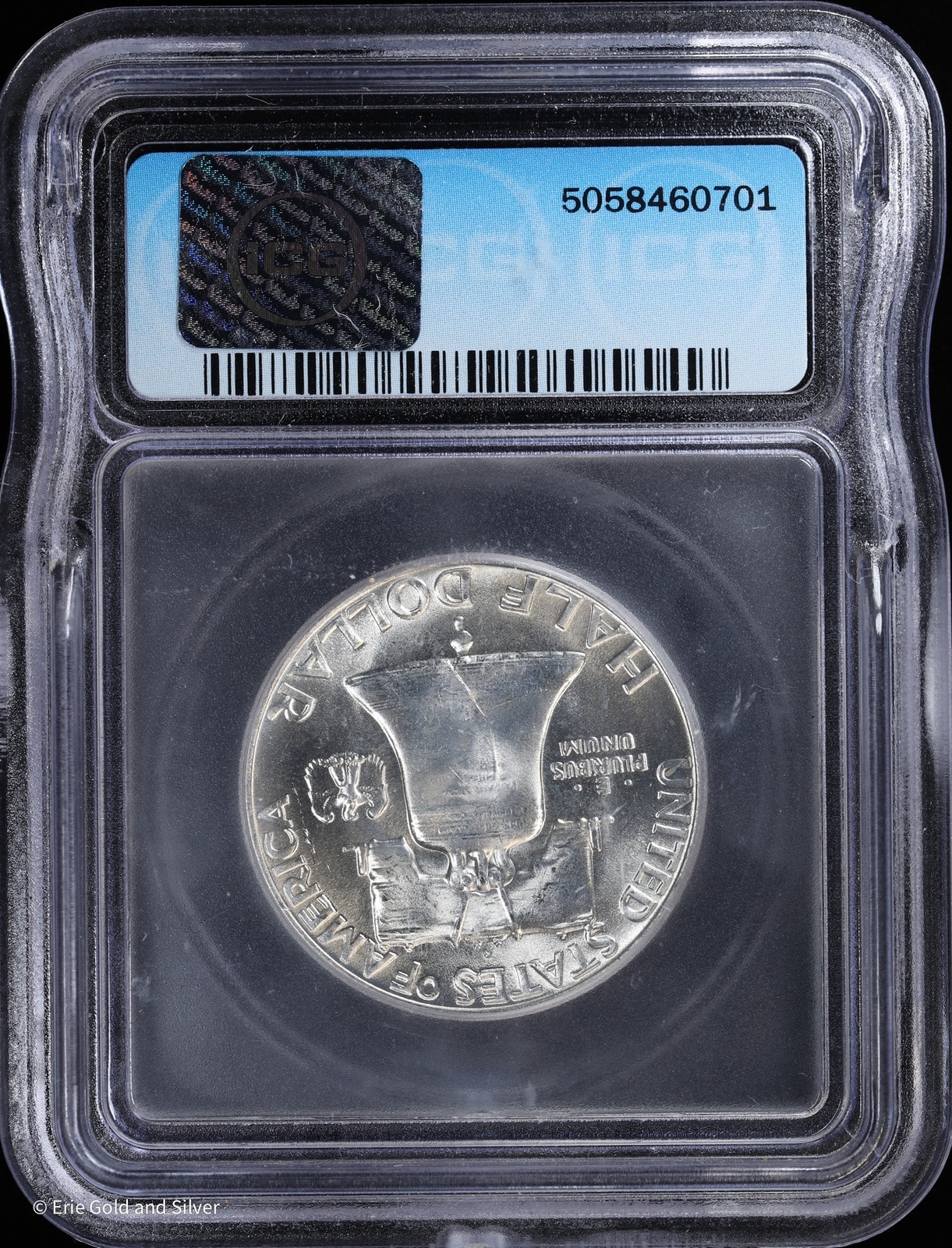 1959-D 50c Silver Franklin Half Dollar ICG MS 65