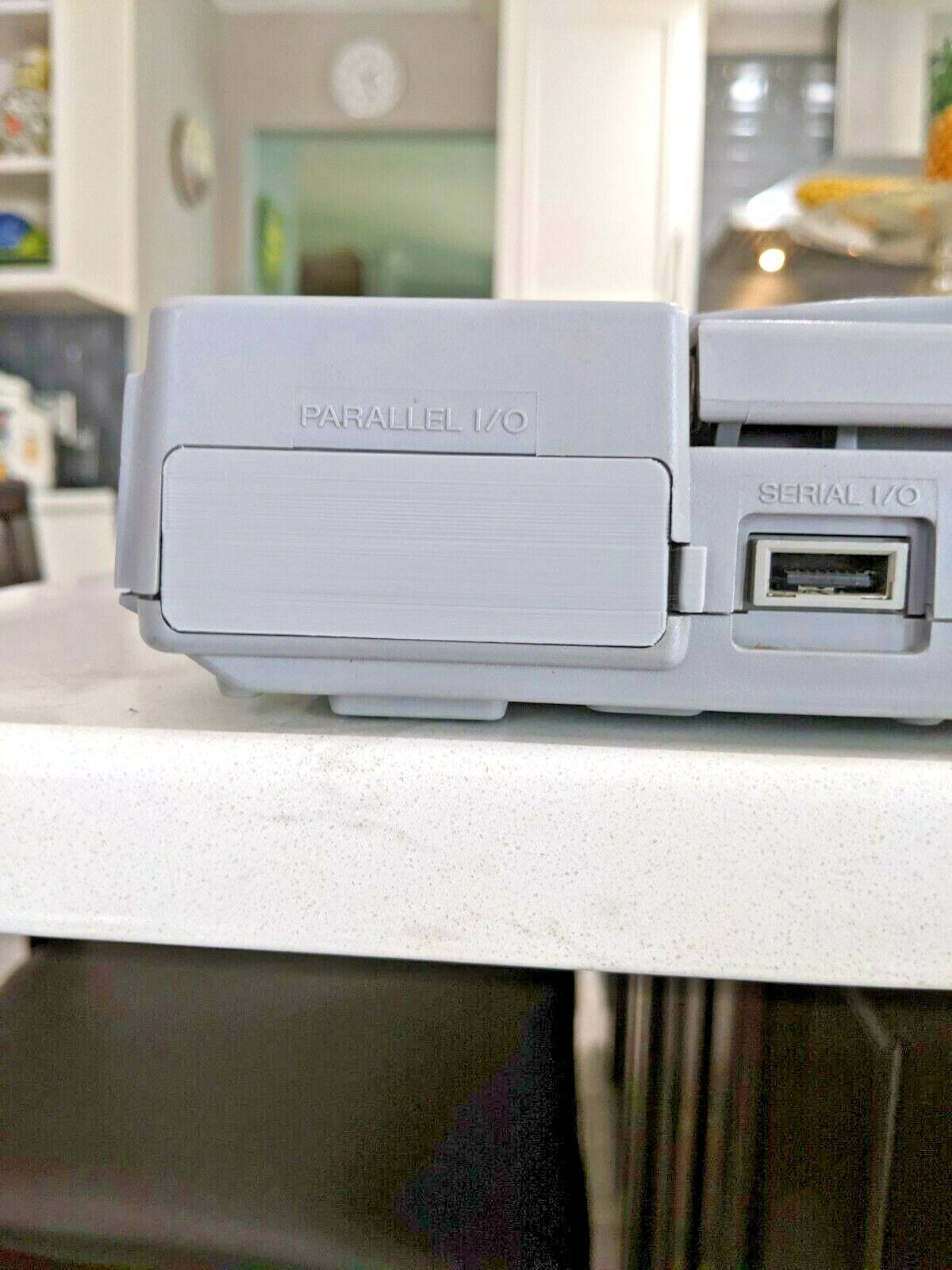 PS1 Parallel Port Cover Replacement - 3D Printed