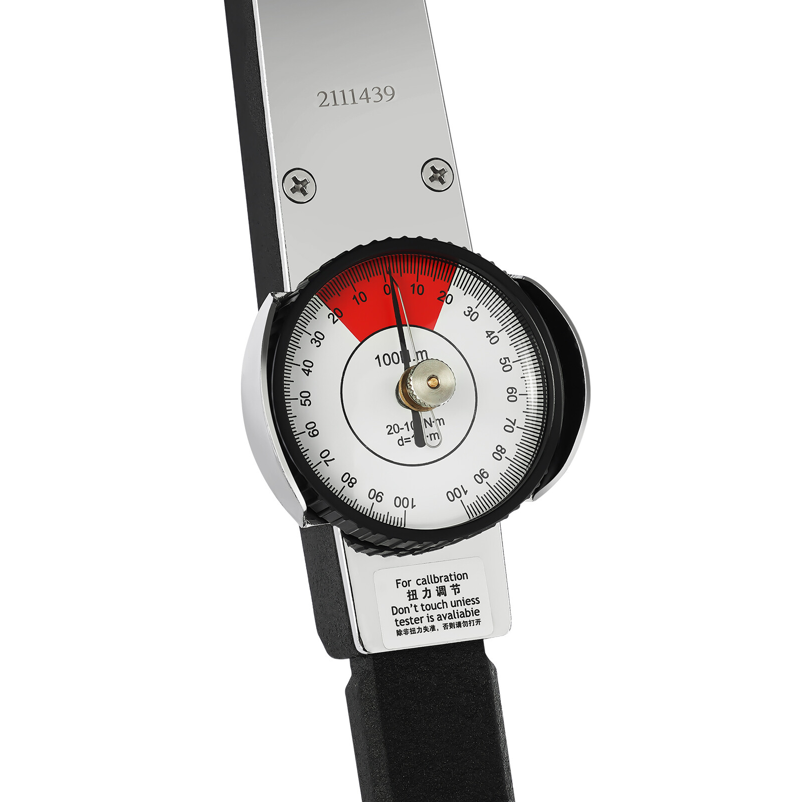 2-dir Dial Indicator Torque Wrench Indicating Torquemeter Torque Testing0-100n.m