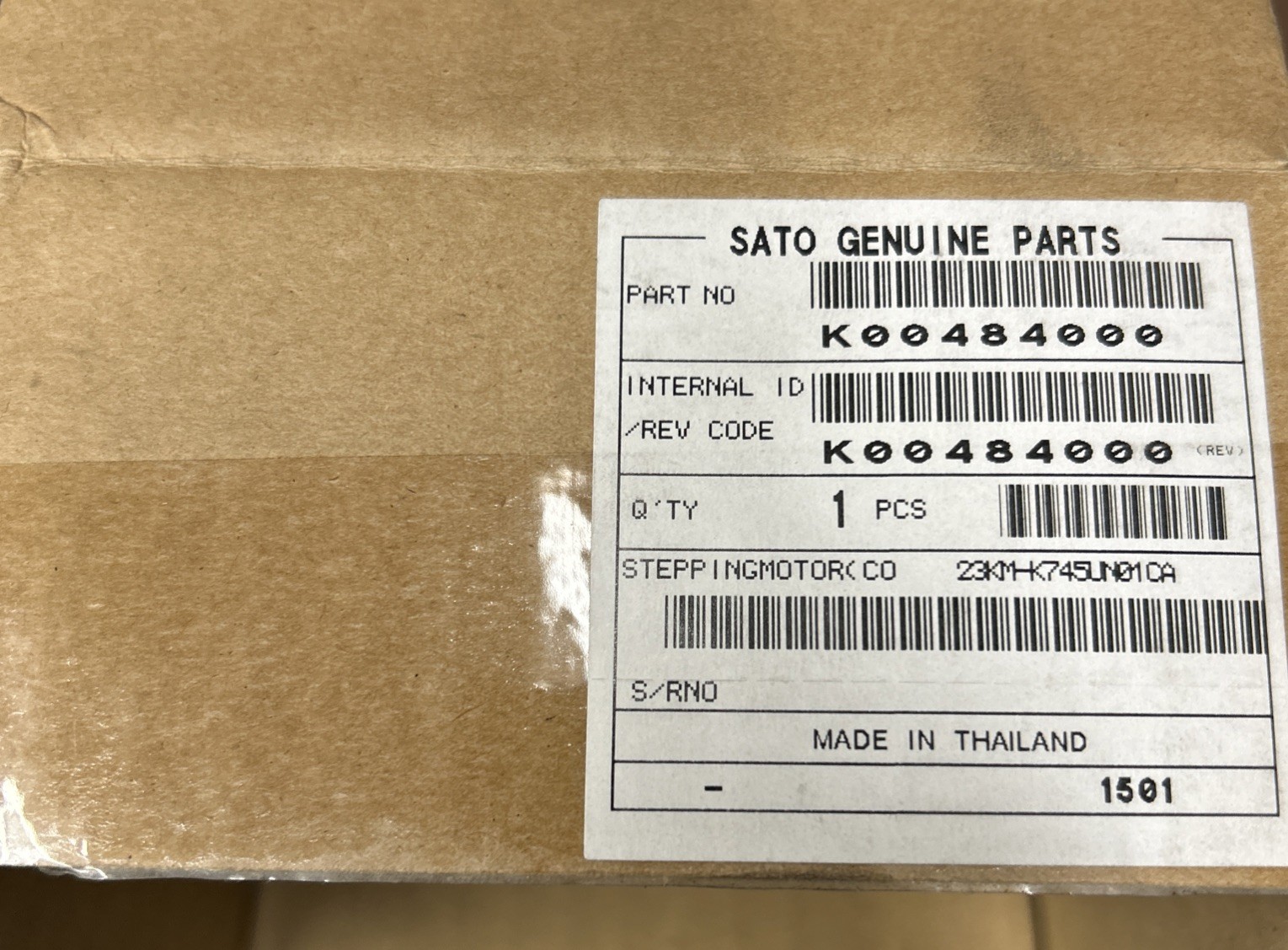Sato K00484000 / 23KM-K745UN01CA Stepper Motor