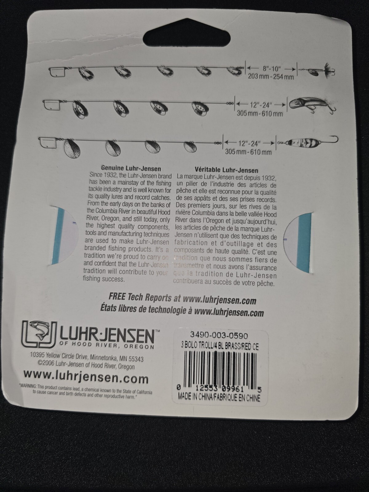 Luhr-Jensen Les Davis Bolo NO 3