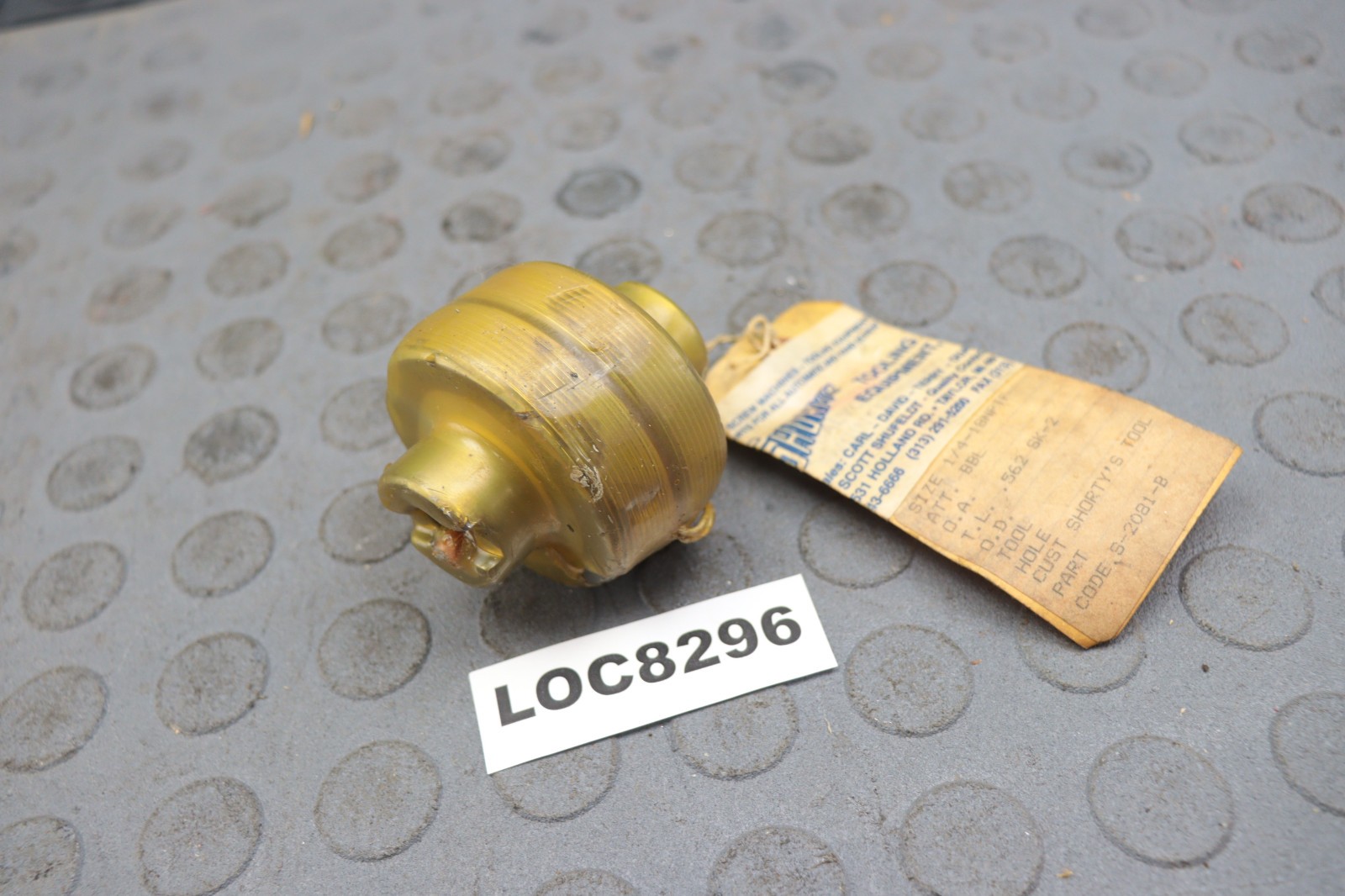 SALVO THREAD ROLLS THREADING DIES BBL SIZE 1/4-18 NPTF LOC8296