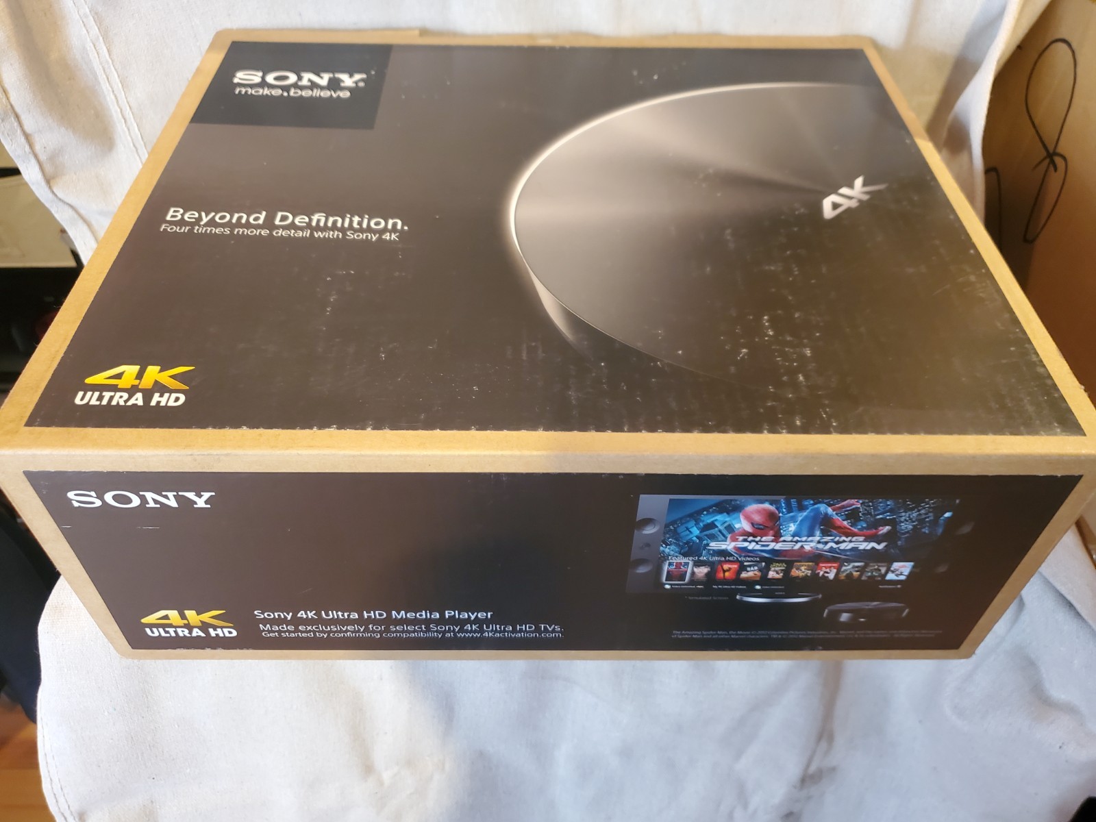New in Open box Sony FMP-X1 4K Ultra HD Media Player never used