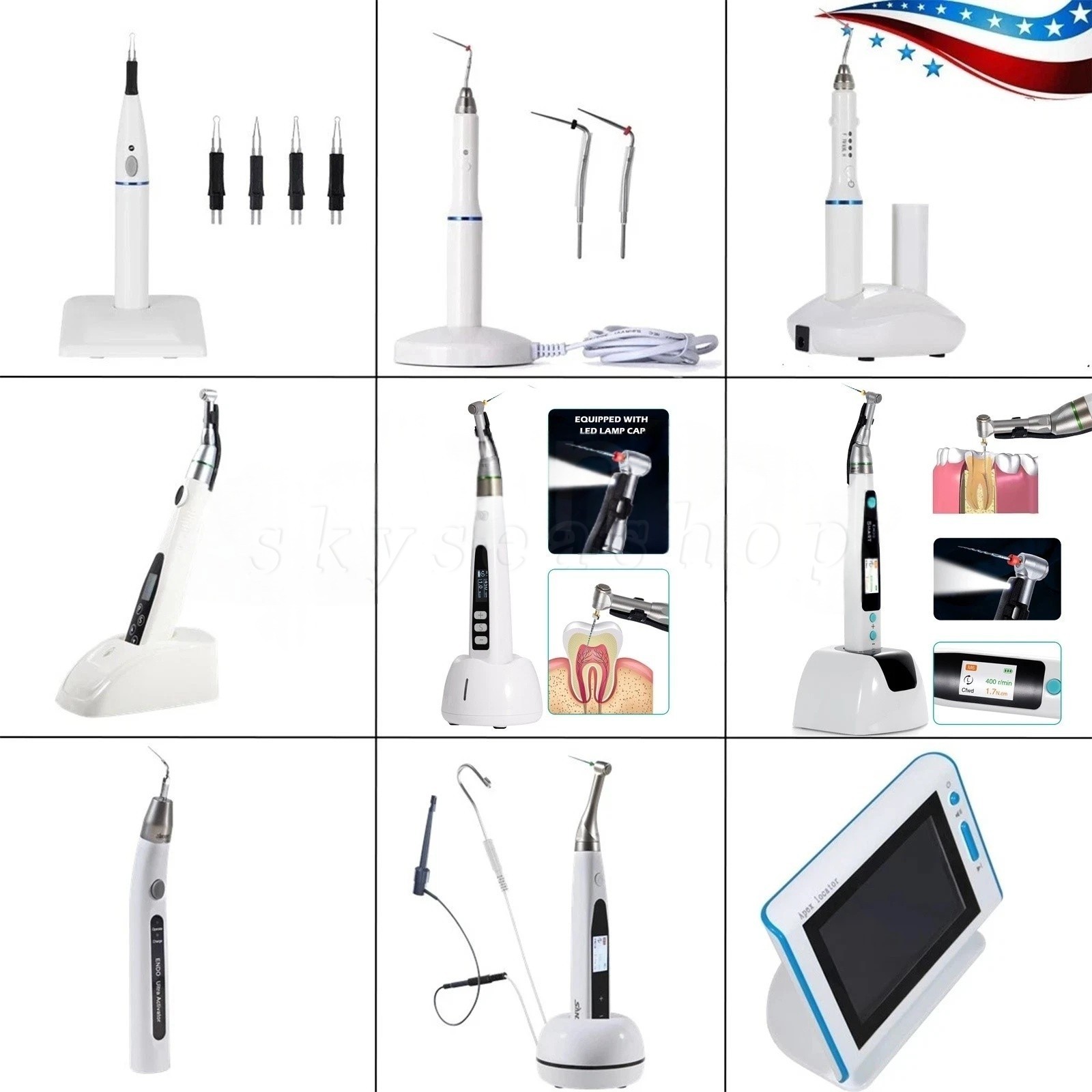 Dental Obturation System /Endo Heated Pen/Gutta Percha Cutter/Apex Locator/Files