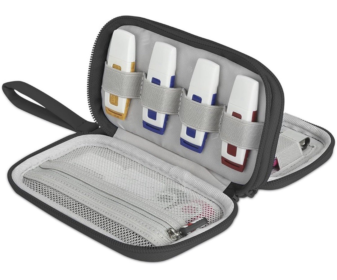 BUBM Double Layer USB Flash Drives Carrying Case,Travel Organizer for Key Drives