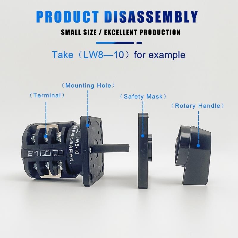 Transfer Cam Switch Forward Reverse Single-phase 10A Universal Control Motor