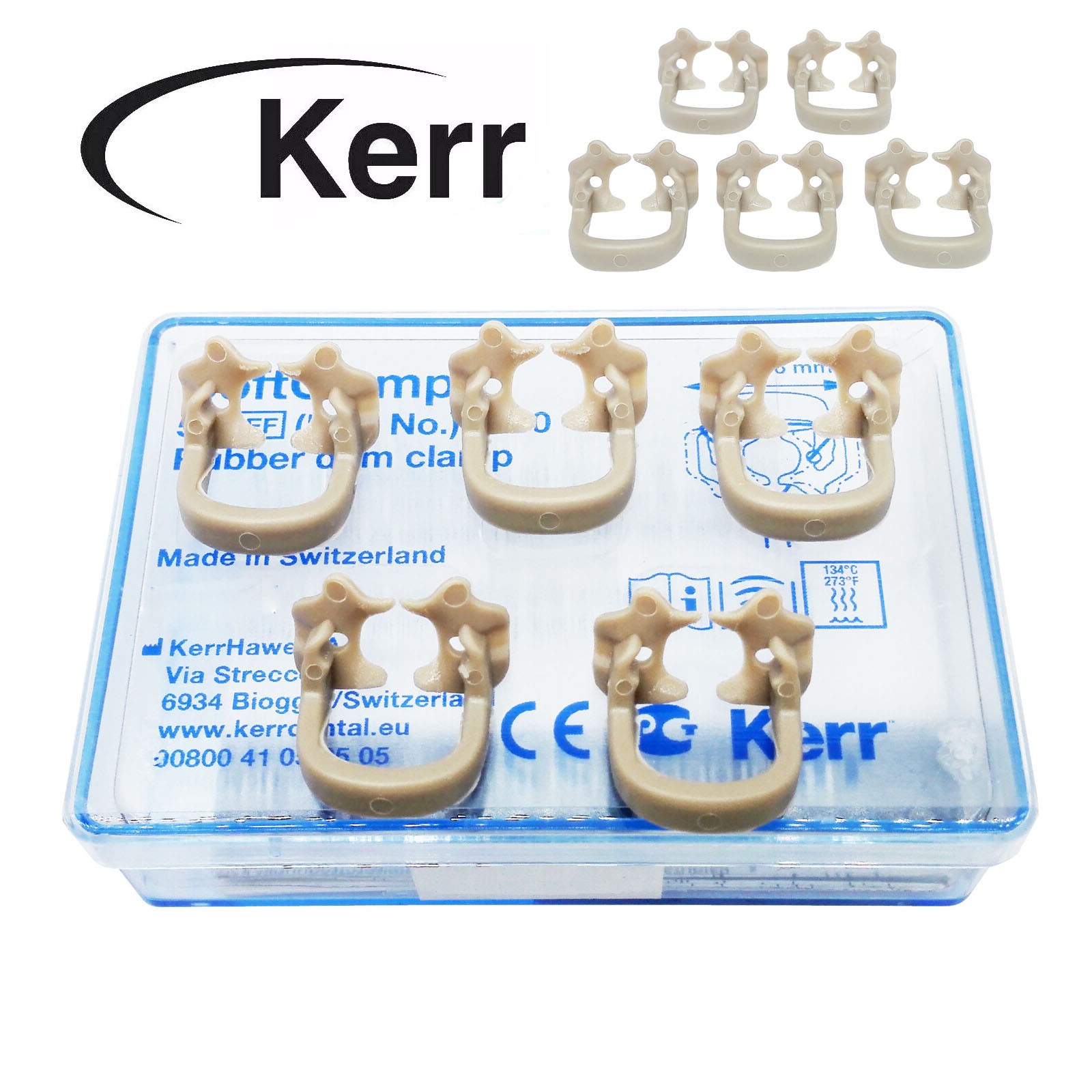 Dental Soft Clamp Universal Rubber Dam Sundries Molar Teeth Polymer