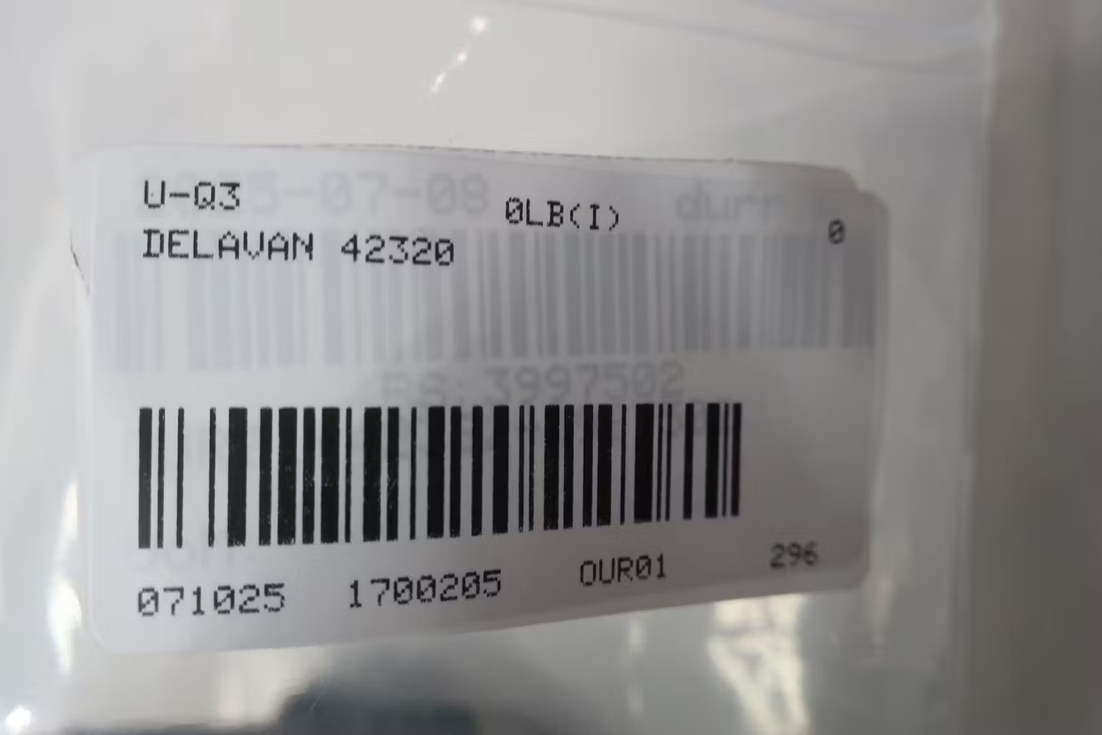 Delavan 42320 Cap Analog Transmitter