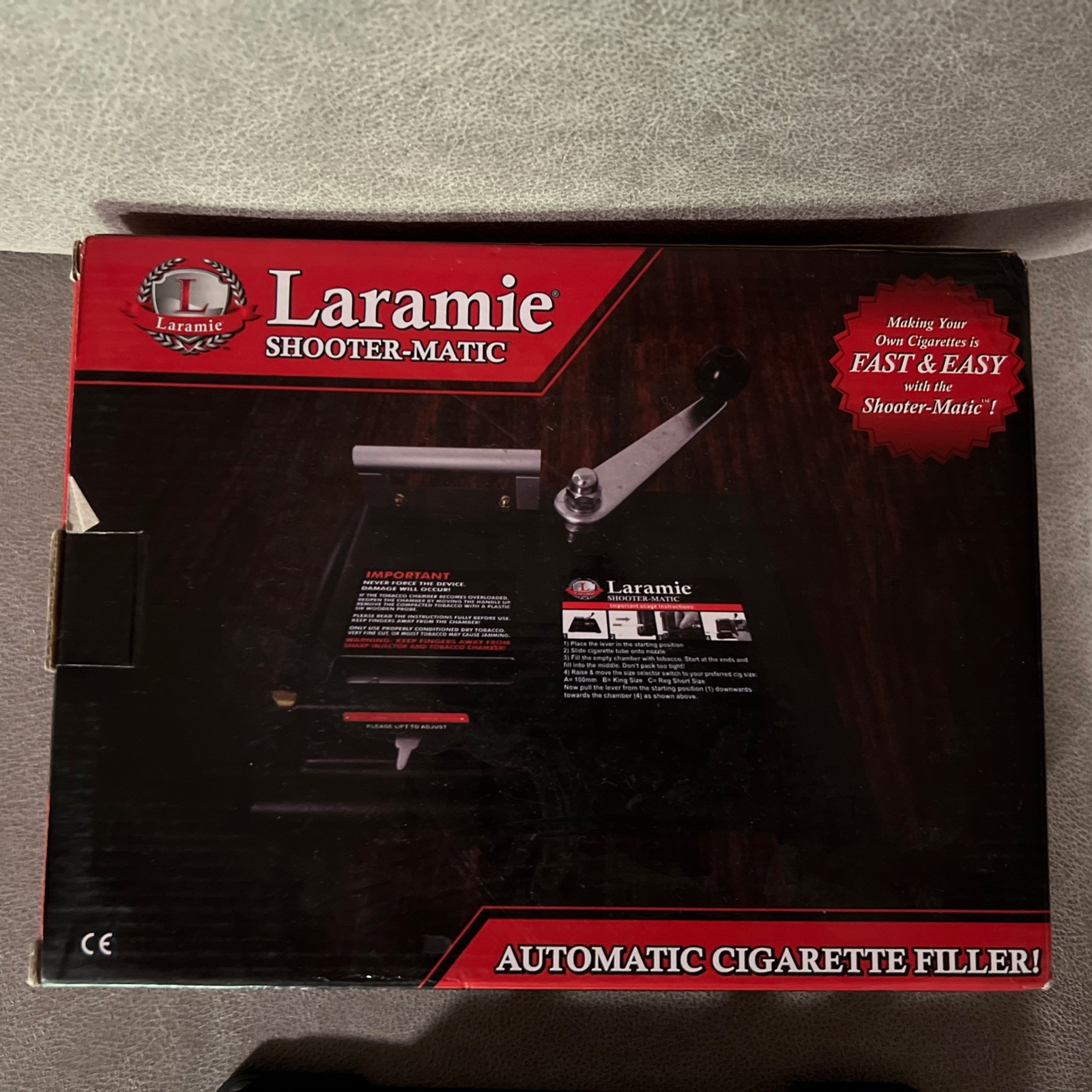 Laramie Shoot O Matic Automatic Cigarette Filler 100mm