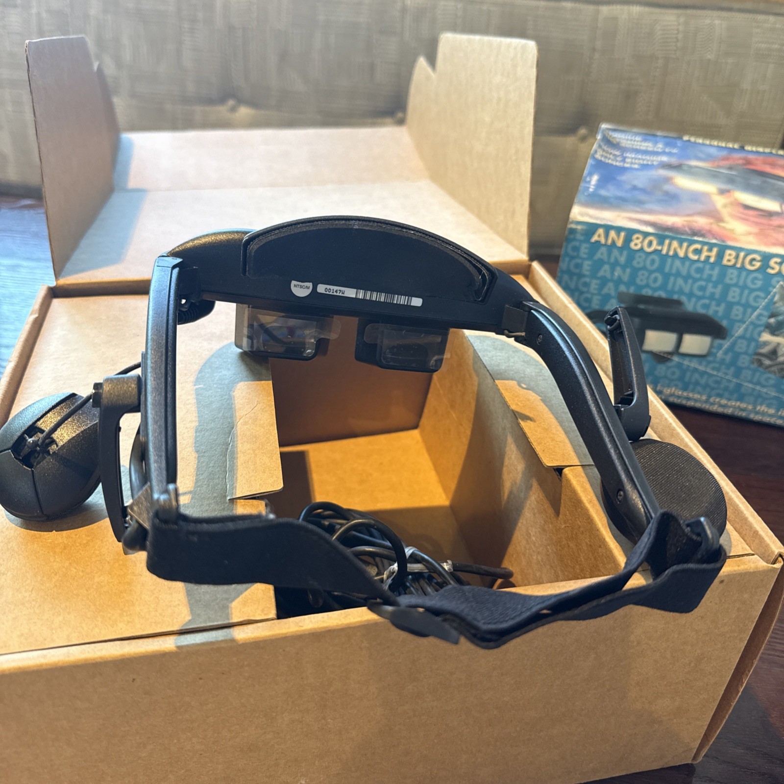 Virtual IO i-Glasses Headset Virtual Display Systems Kit Open Box Vintage 2000