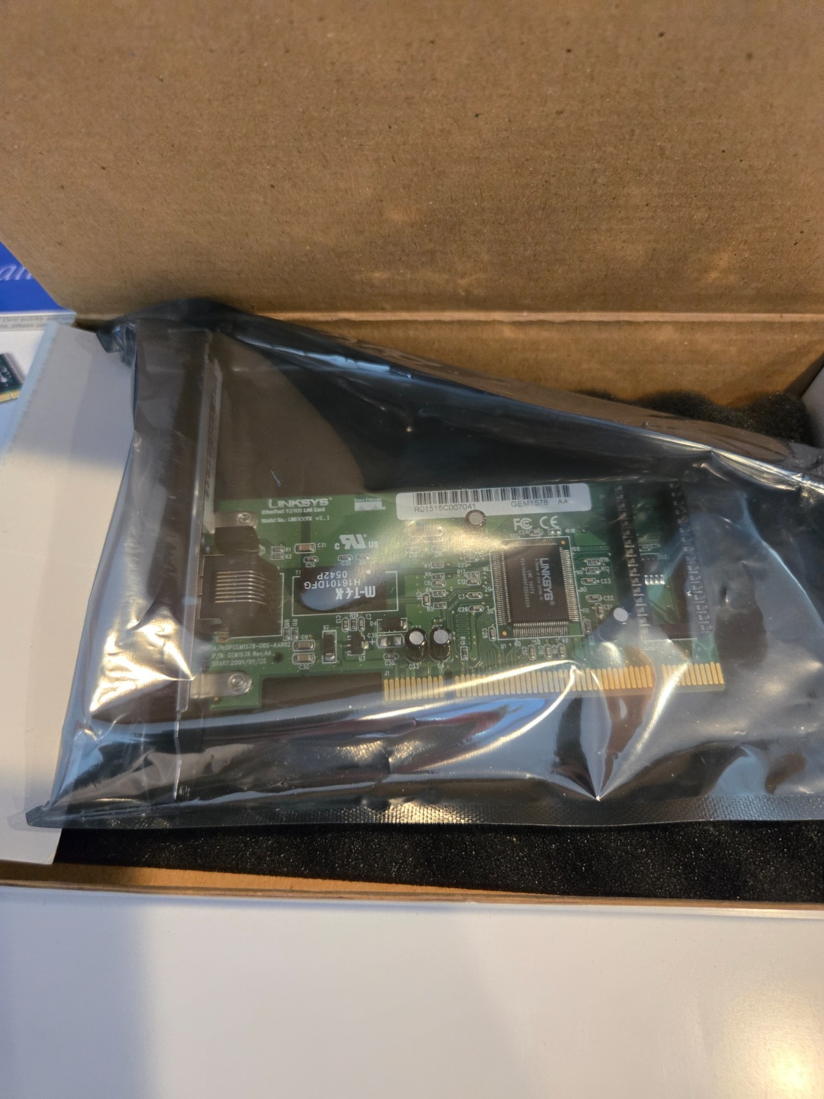 Linksys EtherFast PCI Adapter 10/100 Mbps Wired Model LNE100TX Microsoft Windows