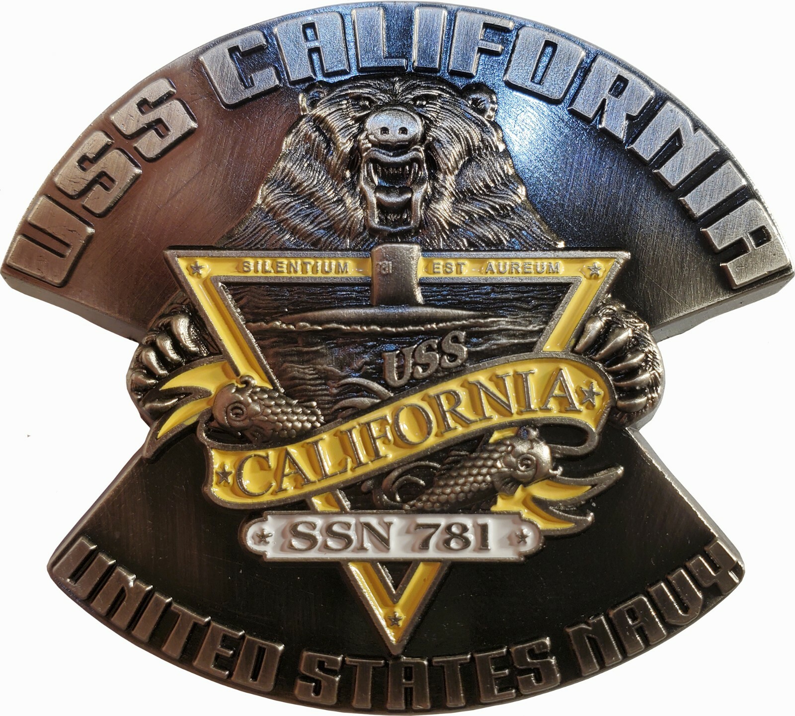 USS California SSN-781 US Navy Submarine Challenge Coin 2.2 Inches 144