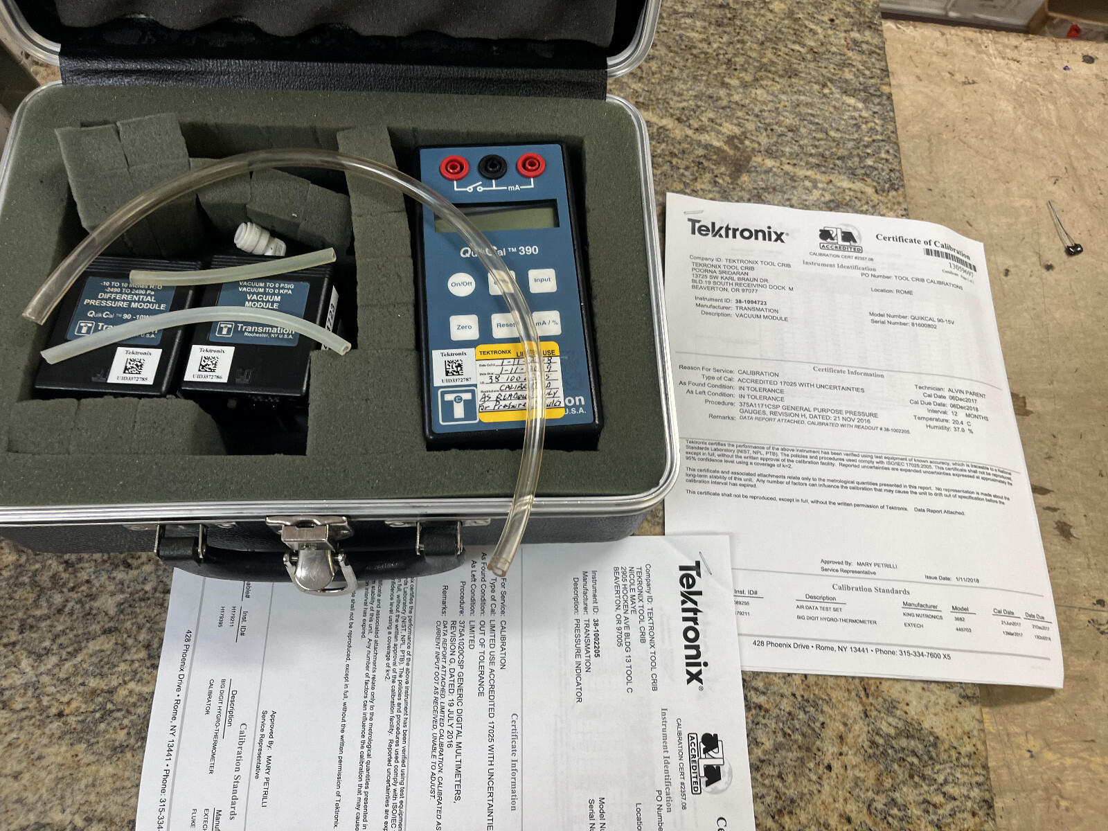 2GG  Transmation QuikCal 390 Calibrators 90-15V  90-10WD