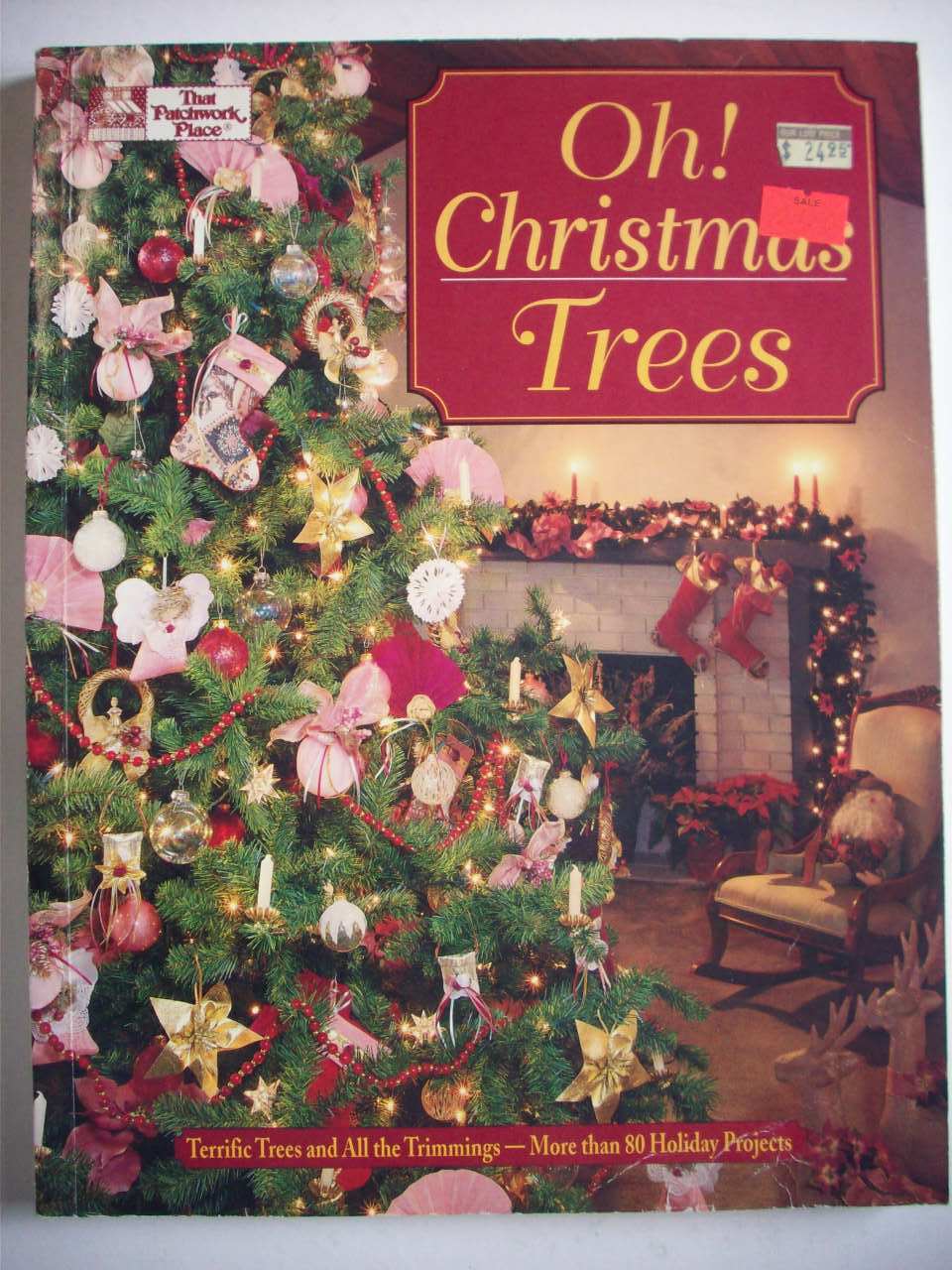 Oh! Christmas Trees quilt crafts hoilday trimmings decor ornaments stockings B