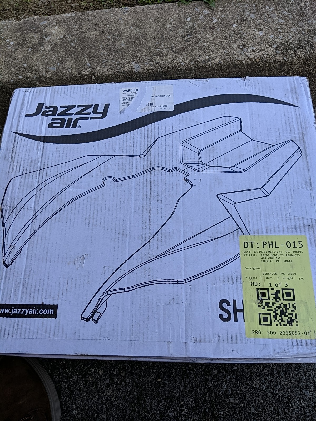 jazzy Air 2 Main Shroud,Onyx Black DGN1803737