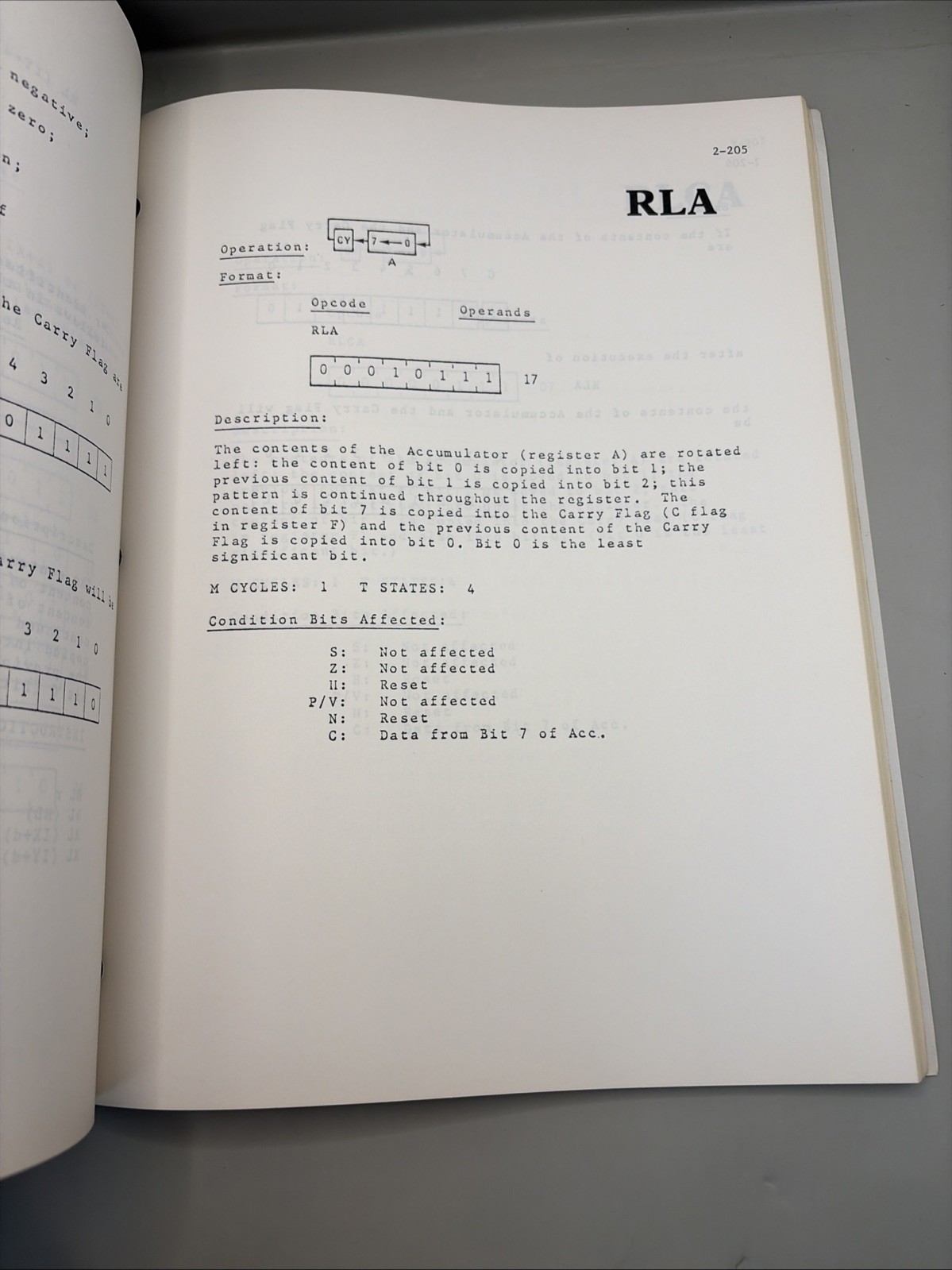 MOSTEK Microcomputer Systems Z80 Preliminary Programming MANUAL / BOOK
