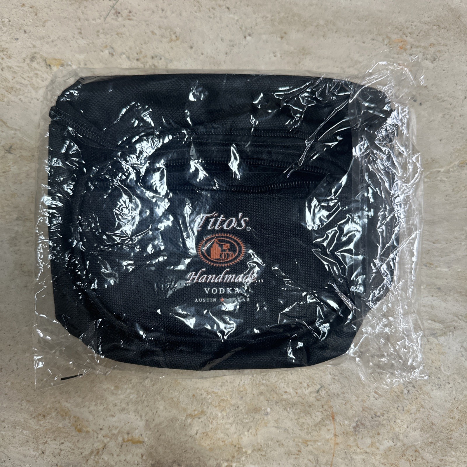 New Tito's Handmade Vodka Buckle Strap Black Fanny Pack Waist Hip