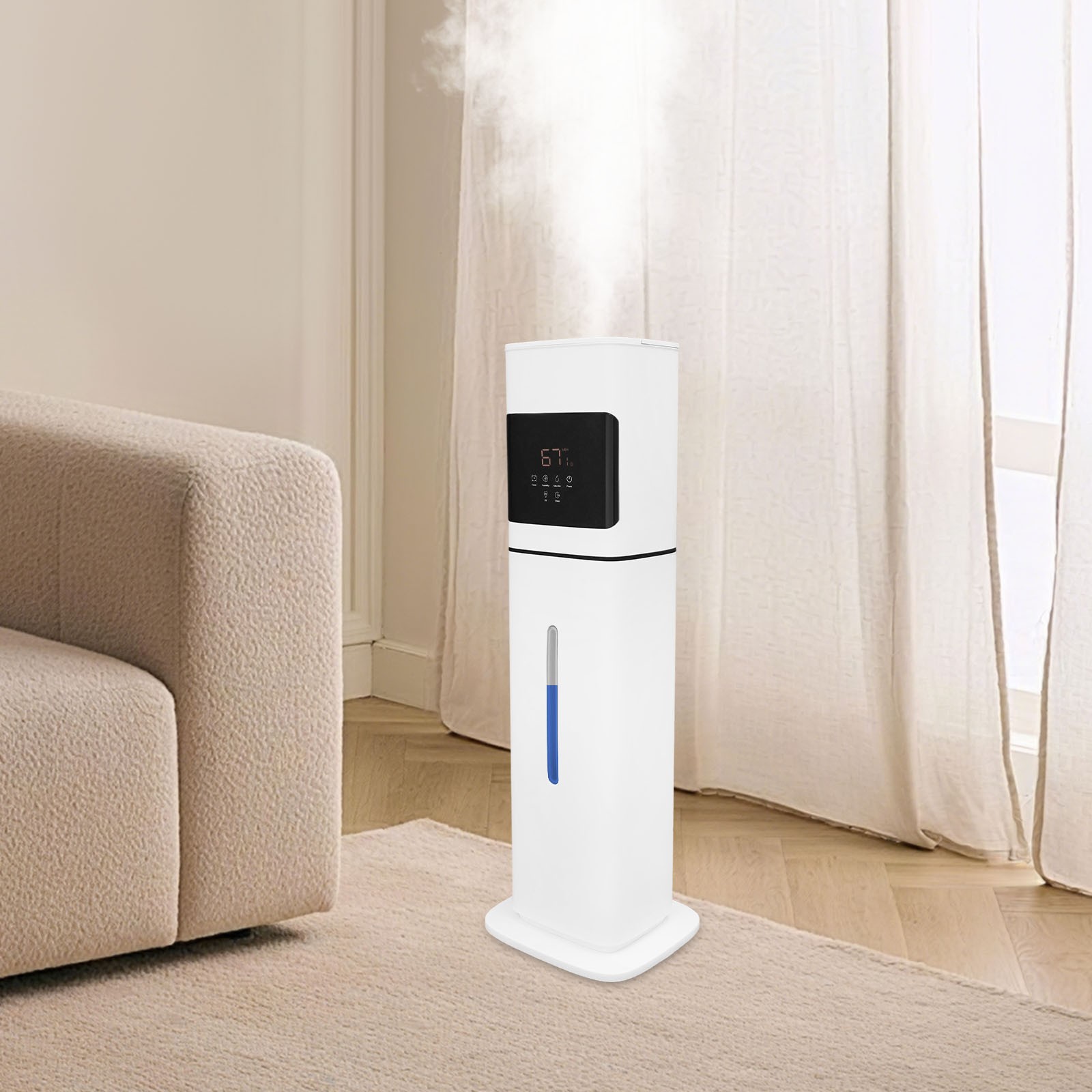 Durable PP Humidifier with Remote Control for Home and Office Use