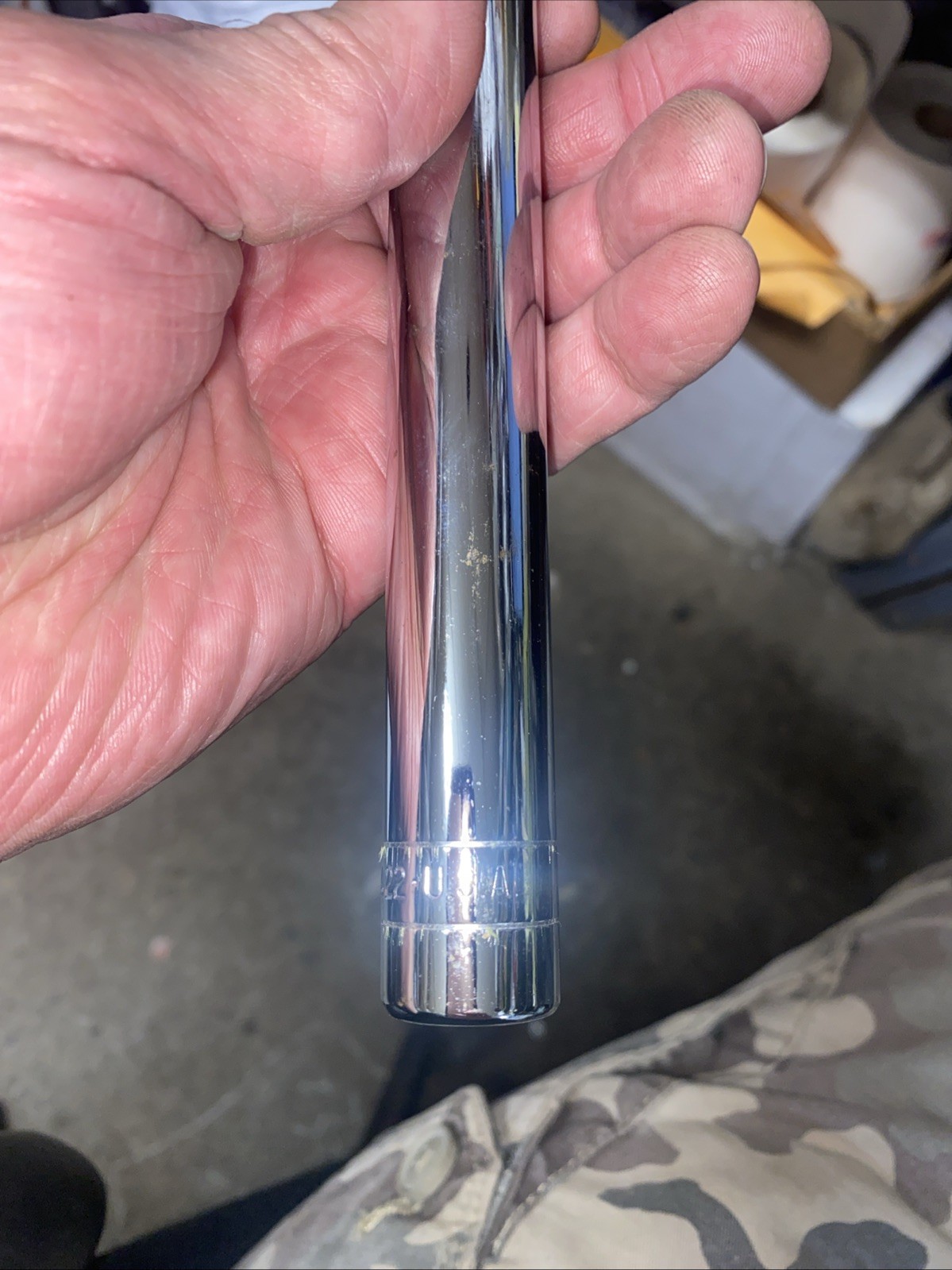 S-K Hand Tools, Part#4422, 3/8" Dr., 6pt., 10" Long 5/8" Spark Plug Socket