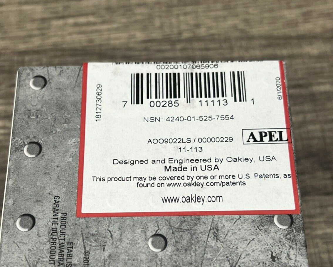 Oakley SI Ballistic Replacement Lens Strike Grey - New