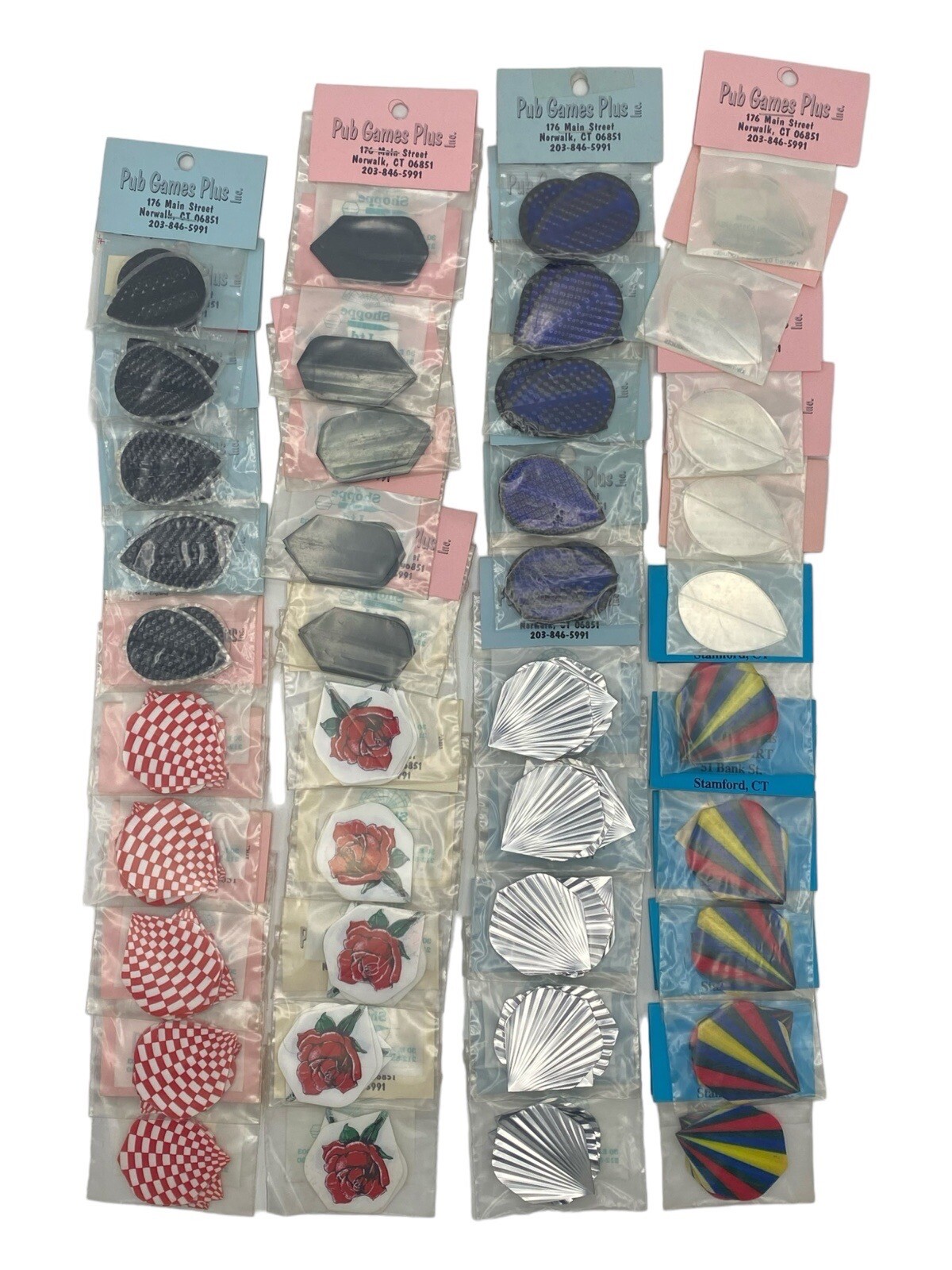 Vintage Mixed Lot Of (40) Packs Of 3 New Old Stock Of Dart Flights 120 Flights