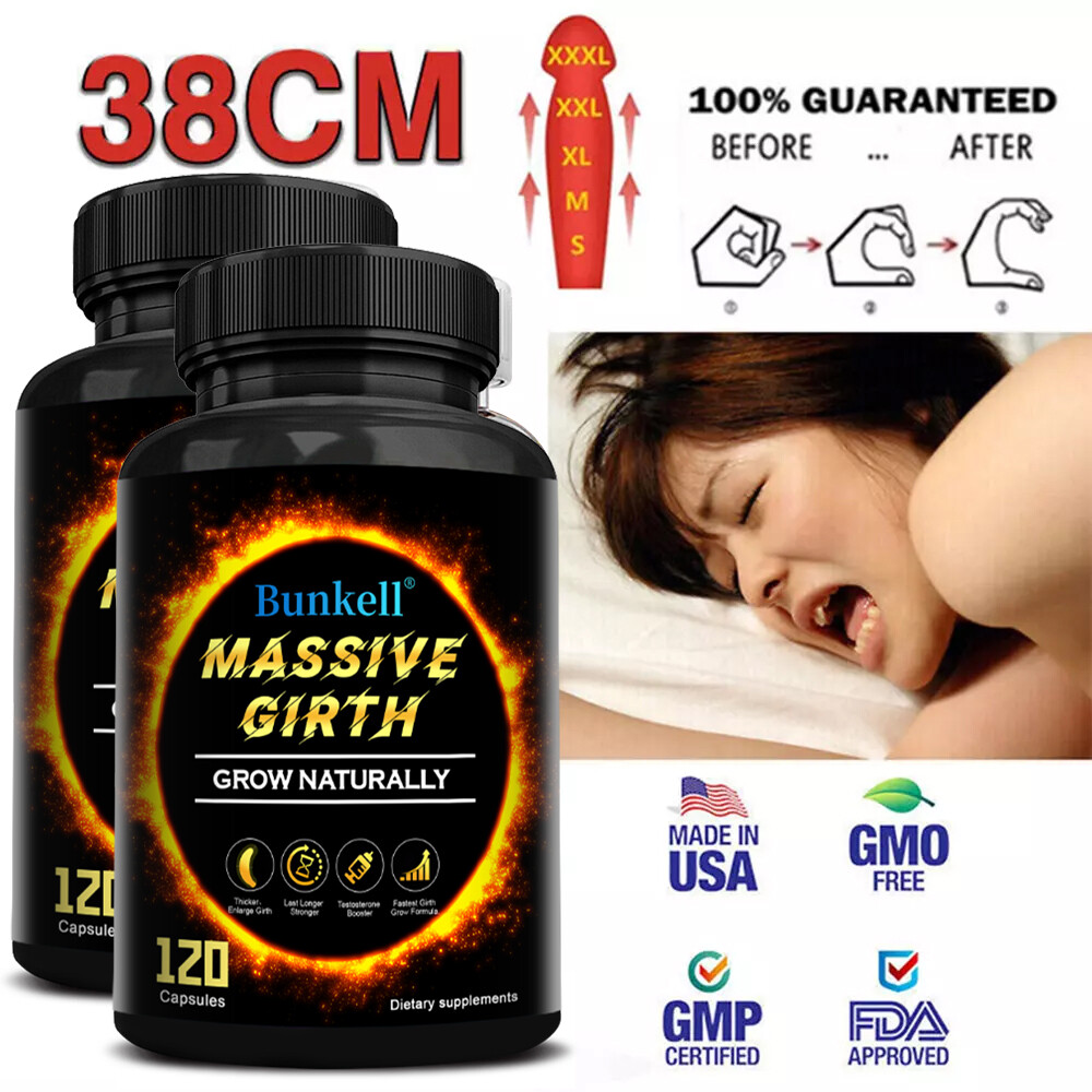 Massive Girth Capsules For Cardiovascular And Urogenital Health 120 Capsules US