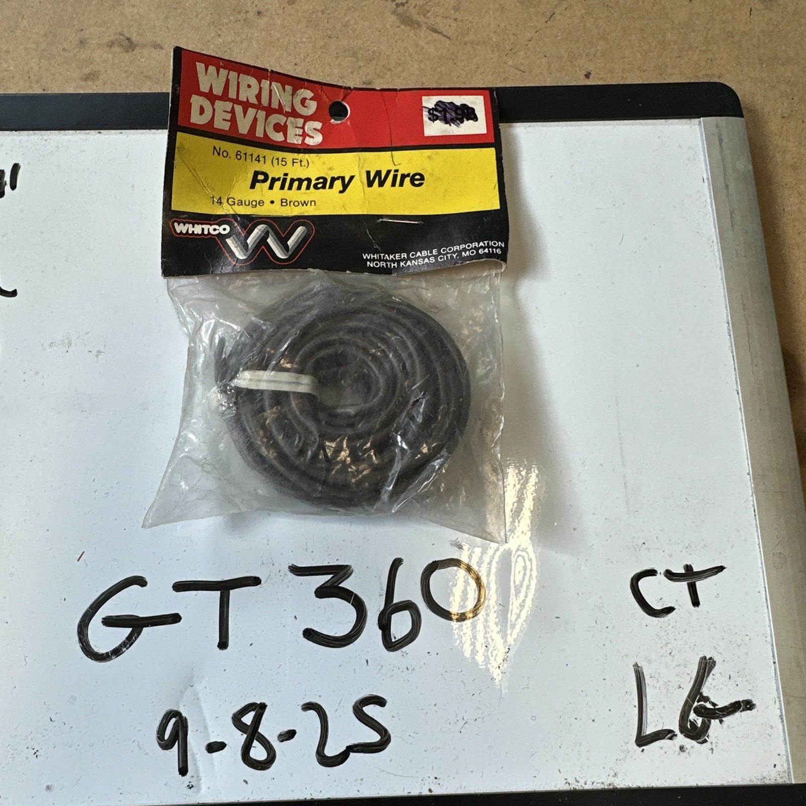 Whitco 61141 Automotive Products 15 Ft Primary Brown Wire 14 Gauge Wire