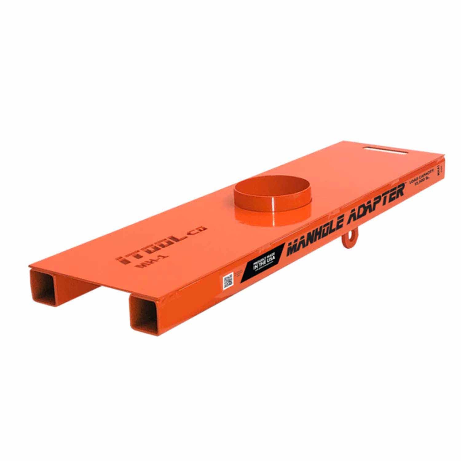 iTOOLco MHA1 Steel Manhole Adapter for Wire Pullers Fits 18-36 in Openings
