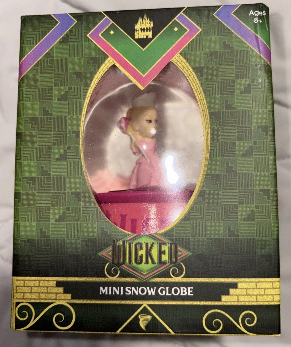 Wicked The Movie Glinda The Good Witch Mini Globe New In Box See Pics
