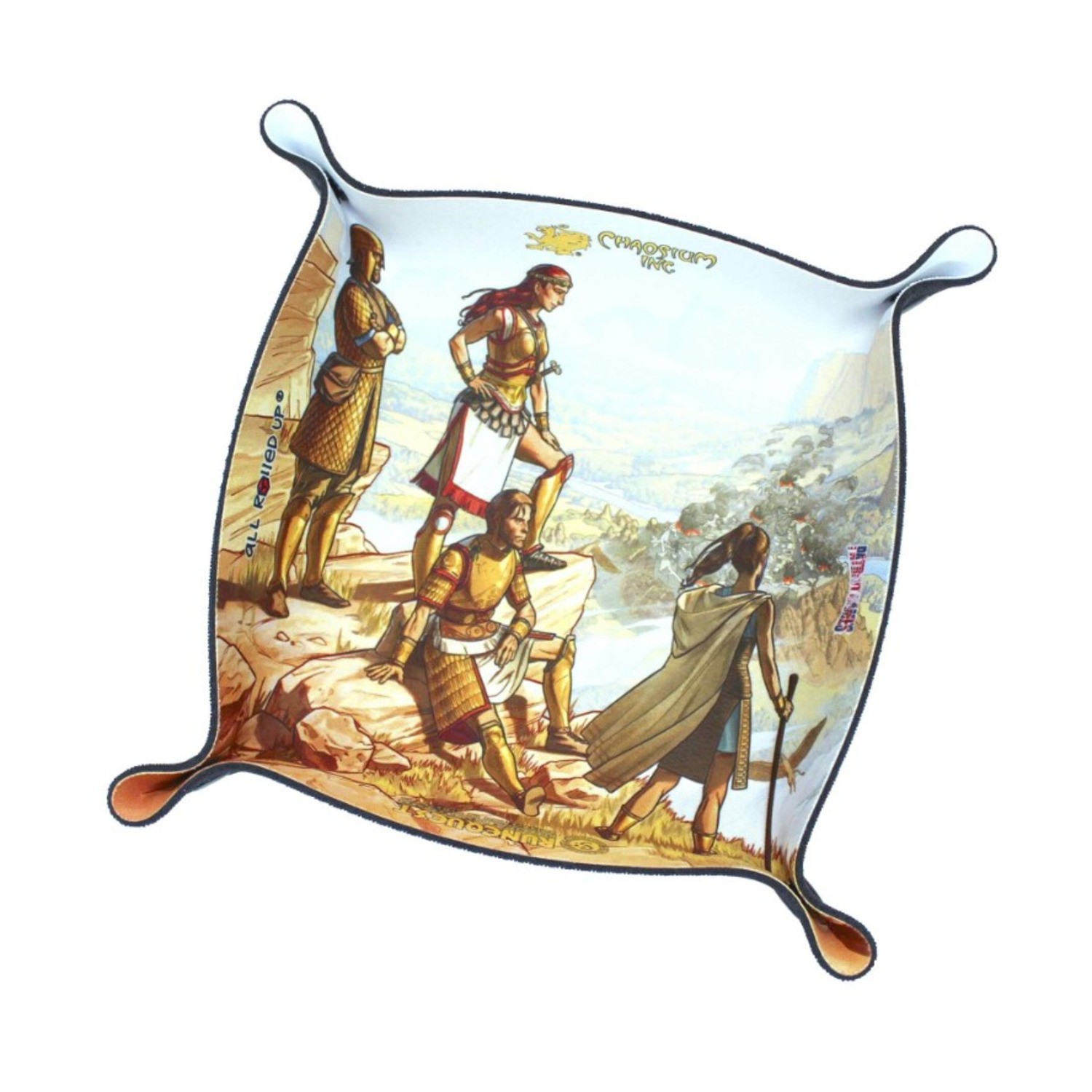 All Rolled Folding Square Dice Tray All Ro  Smoking Ruins Folding Square D New