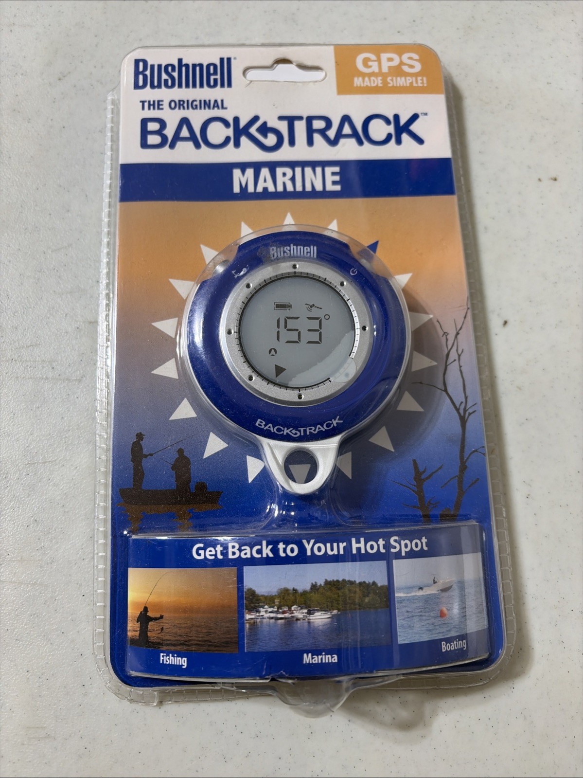 Bushnell BACK TRACK Marine GPS DEPTH FINDER New