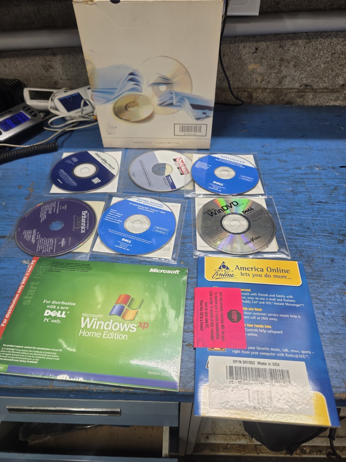 Microsoft Windows XP Home Edition Version 2002 New Sealed & Dell Software Discs