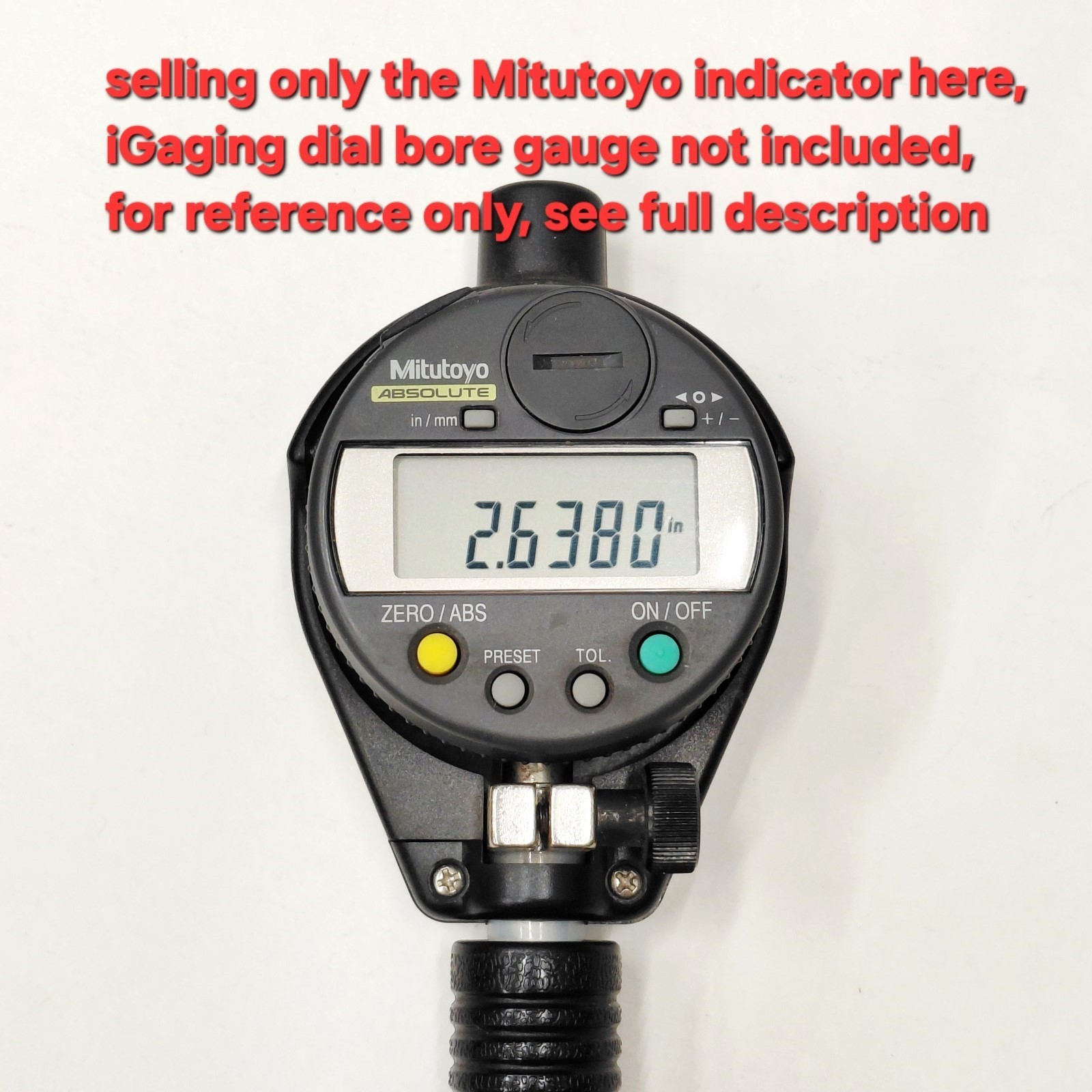 Mitutoyo 543-272B Electronic Dial Indicator, The Best Dial Bore Gauge Indicator