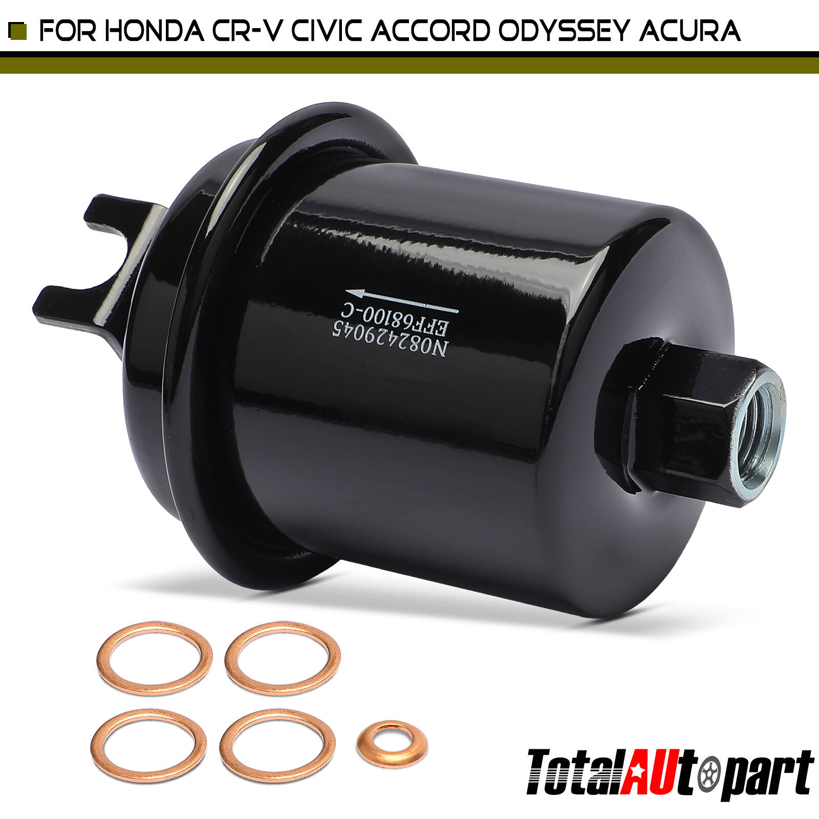 Fuel Filter for Honda CR-V Civic Accord Odyssey Acura CL RL EL TL Integra Isuzu