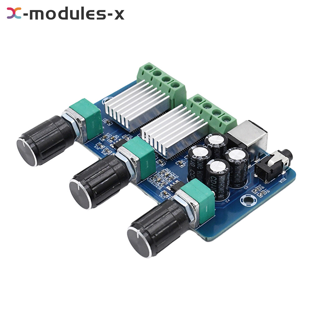 XH-A355 Digital Power Amplifier Board 2.1 Ch 2*15W+30W Stereo Audio Amplifier