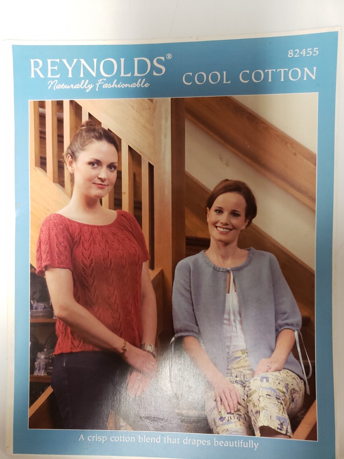 Reynolds Cool Cotton Knitting Leaflet 82455