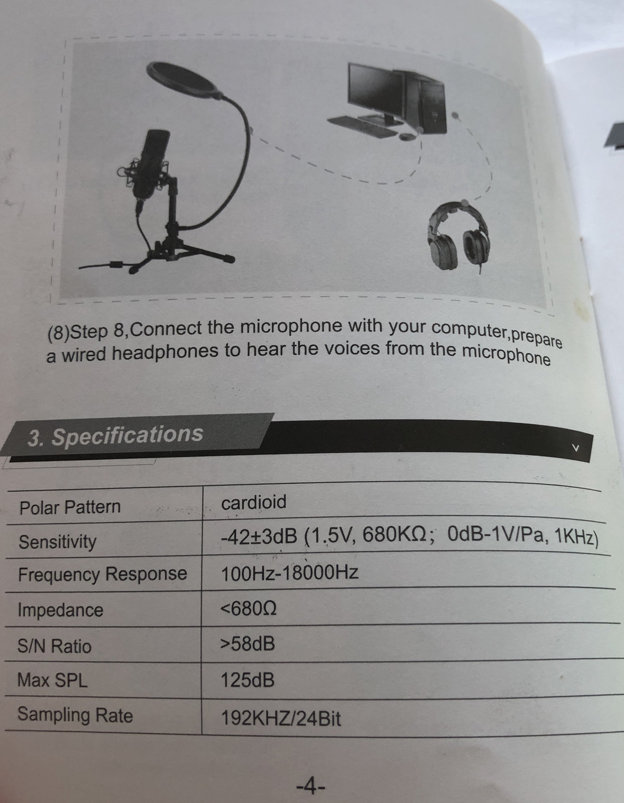RISEA PROFESSIONAL MICROPHONE STAND SET NEW OPEN BOX