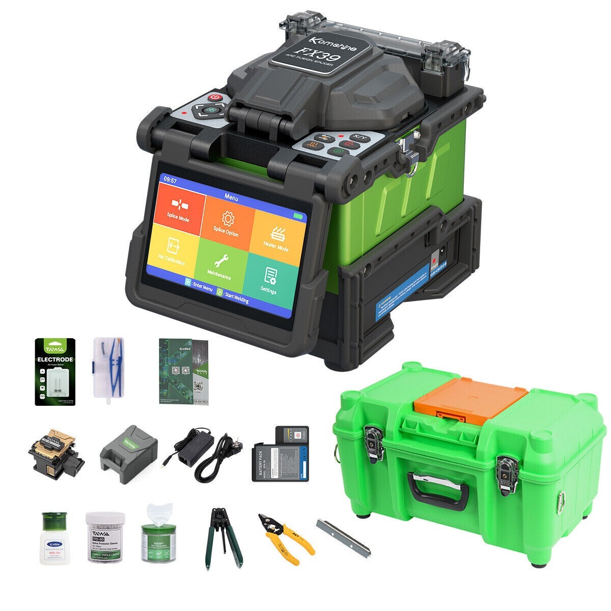 6 Motors Backbone Fusion Splicer FX39 Core Alignment, Fast Splicing , Free Ship