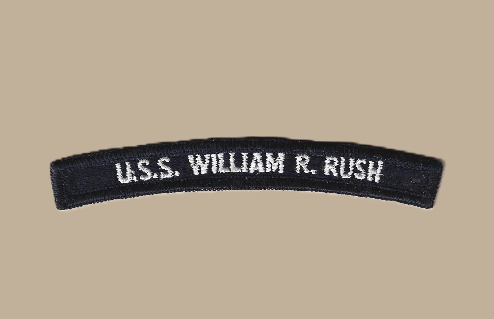 US Navy DD-714 DDR USS William R. Rush Destroyer UIM Shoulder Rocker Tab (01)