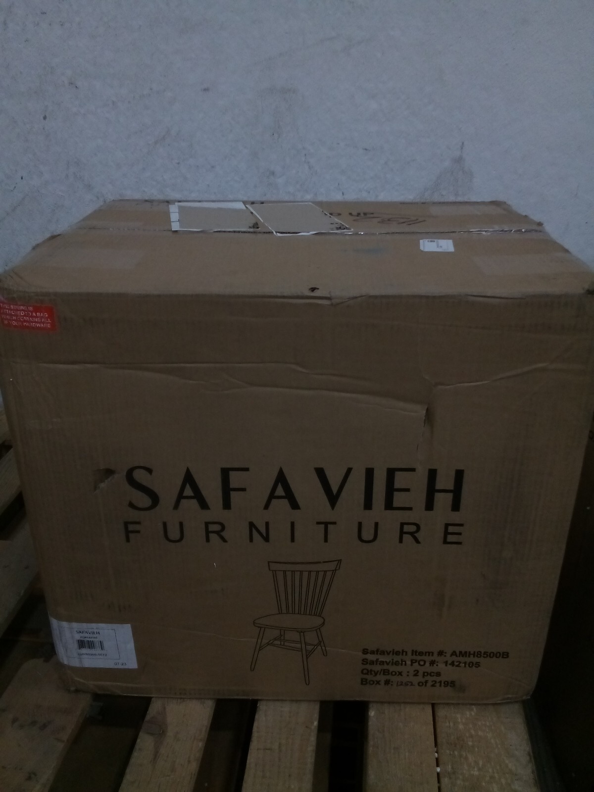 Safavieh PARKER SPINDEL SIDE CHAIR, Reduced Price 2172724237 AMH8500B
