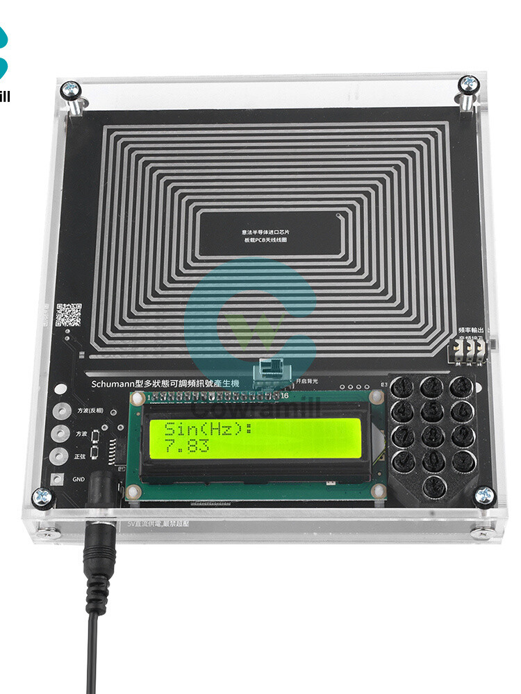 Schumann Wave Generator Adjustable 0.1HZ~30KHZ Sine+Square+Inverted Square Wave