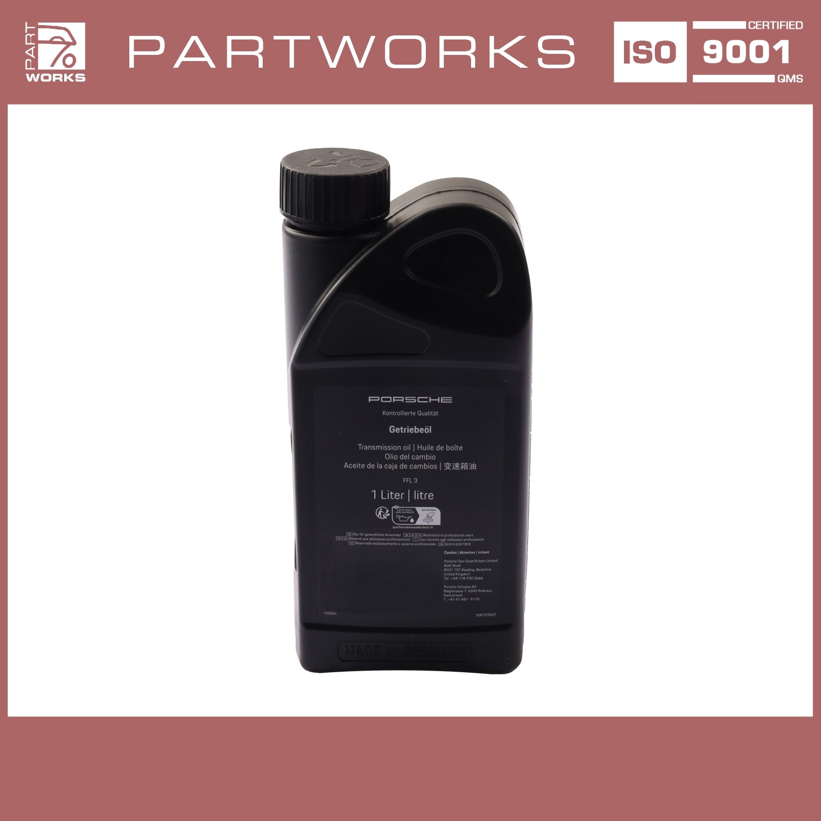 Transmission Fluid PDK Genuine Porsche FFL3 1 Litre