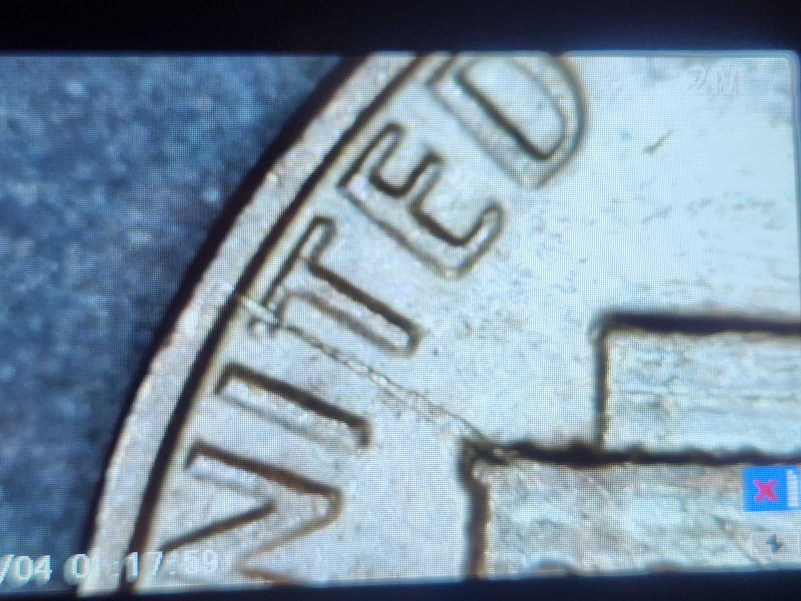 1982 (P) Die Crack On Reverse,Aligned Die Obverse Lincoln 1c Cent MAD Mint Error