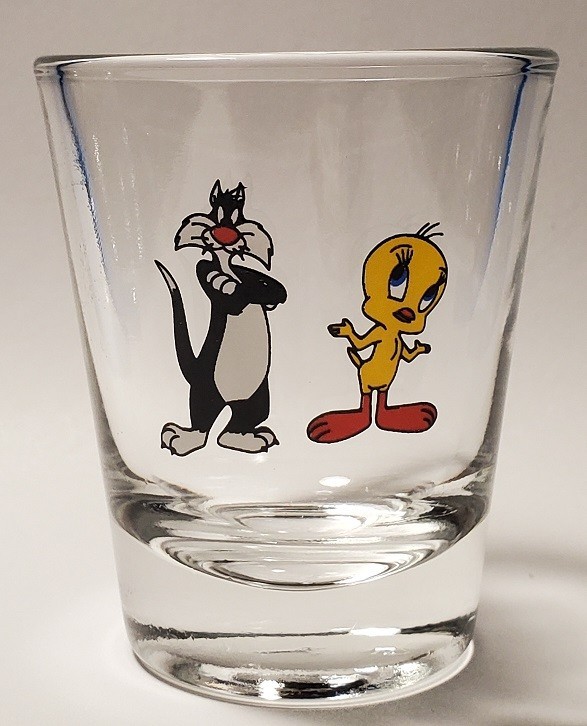 Sylvester & Tweety 1½oz. Shot Glass