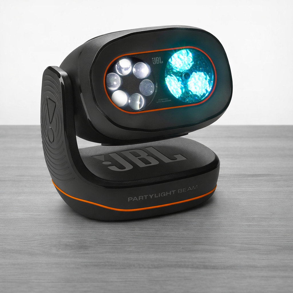 JBL PartyLight Beam Portable Bluetooth Projection Party Light Room Lightshow