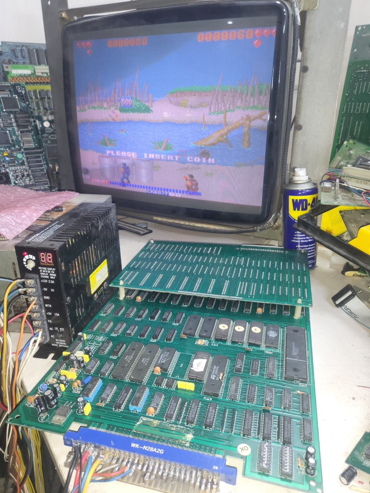 cabal PCB Jamma Video Arcade Game pcb