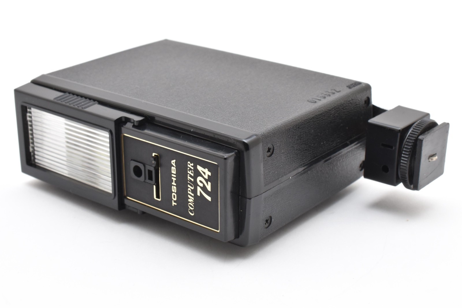 ⏯️ Rare *MINT* TOSHIBA COMPUTER 724 External Flash w/Case & Coupler From JAPAN