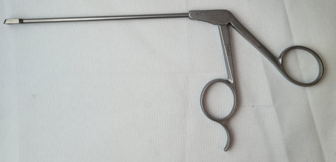 SHUTT-Linvatec C3007.0 Retrograde Forceps, 3.4 mm Straight Shaft w/Left Bite