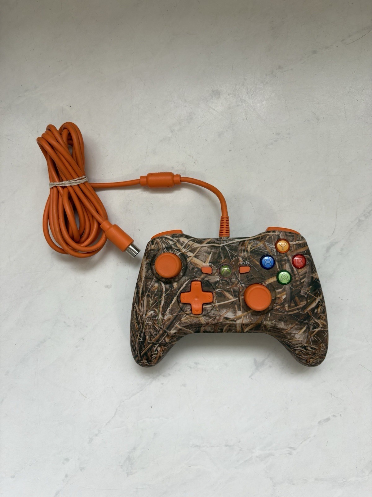 Power A Wired Controller Xbox 360 Orange RealTree Camouflage